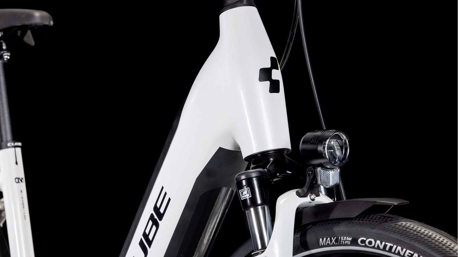 Cube Supreme Hybrid Comfort ONE 500 metallicwhite´n´black