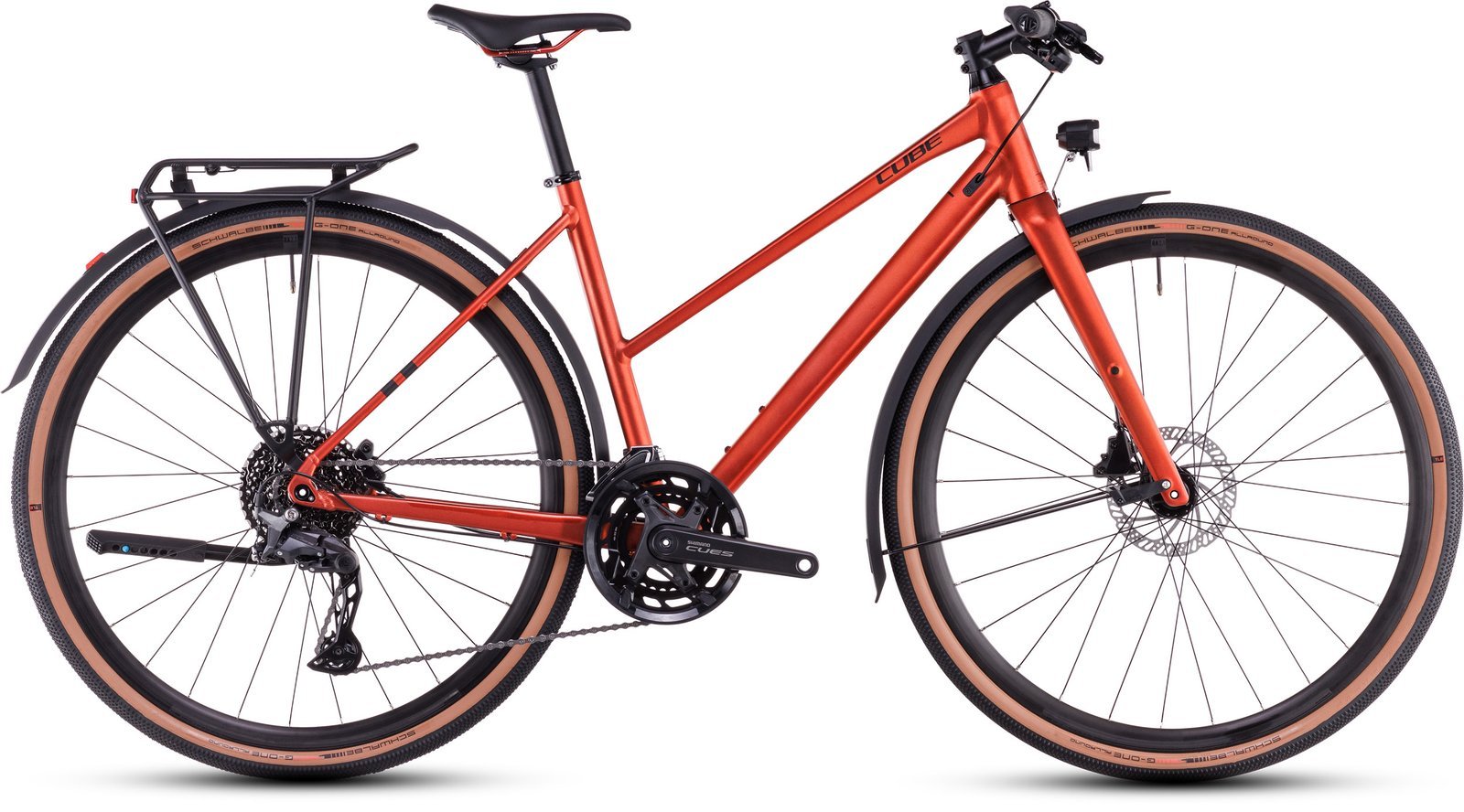 Cube Nulane Pro FE Lady fireorange´n´black